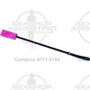 Fusta negra con peluche rosa